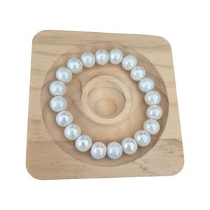 Elegant White Pearl Energy Bracelet